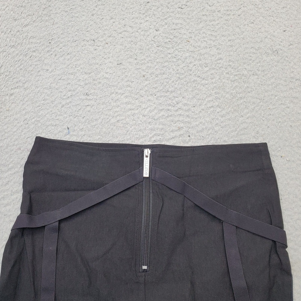 Killstar Harness Ur Power Mini Skirt Womens M Black Gothic Pentagram Back Zip - Picture 8 of 8